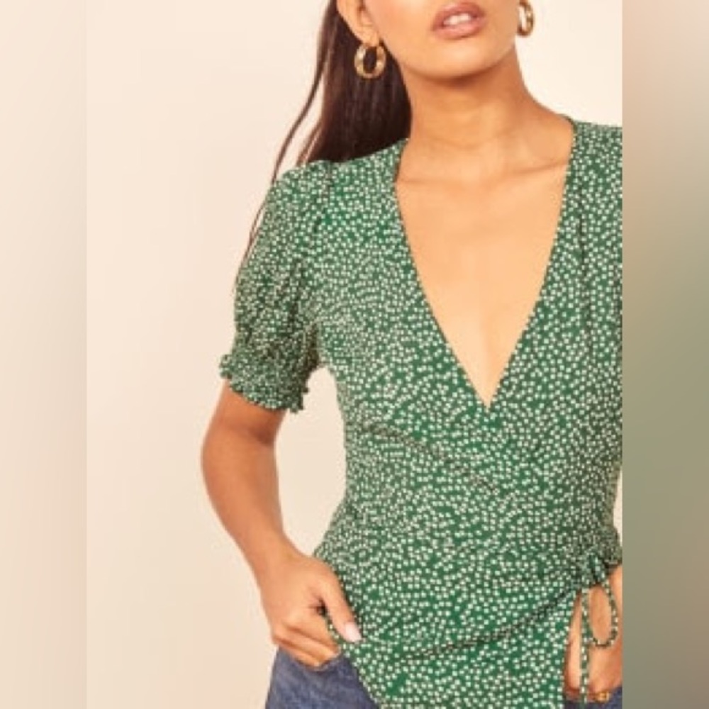REFORMATION Poire Top - Size XS